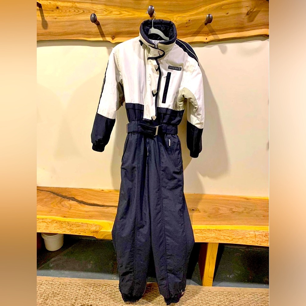 Descente one piece snowsuit (sz 8 - like new)